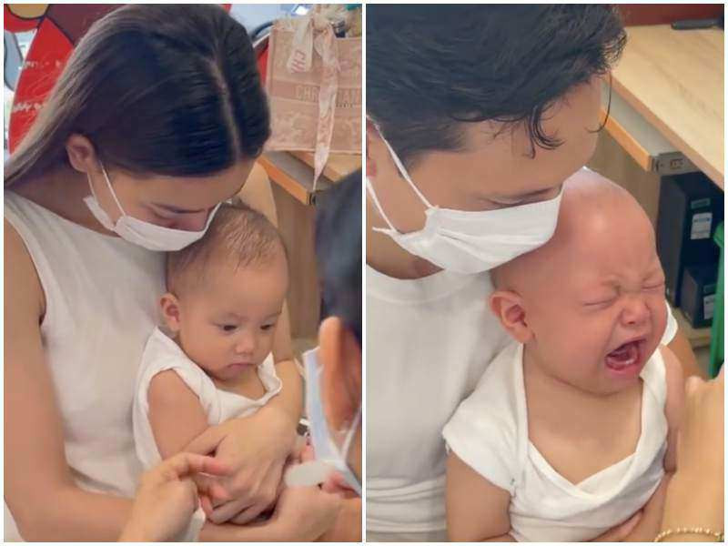 "Thôi, lần sau con không đi tiêm nữa đâu nhé, thế mà mẹ bảo là được đi công viên chơi"