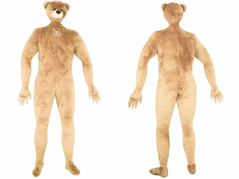 Chiều cao của "anh ấy" là 170 cm (67 in) và "anh ấy" có thể mặc quần áo nam cỡ L-XL. Dù cao đến 1m7, tuy nhiên sản phẩm này chỉ nặng 3,2kg, nên cũng có thể mang đi trong những chuyến du lịch khi được hút chân không gọn lại.