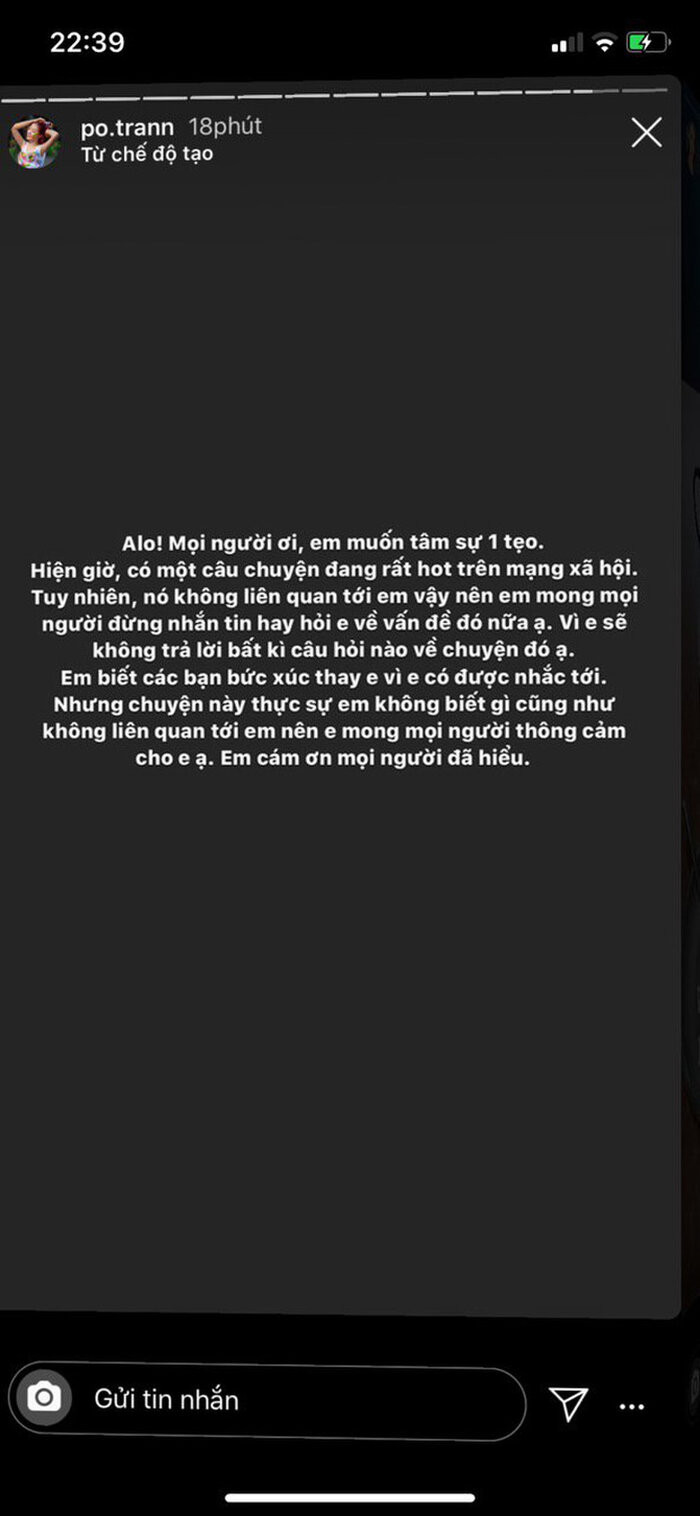 Thanh Tâm khẳng định cô không hề biết và cũng không liên quan đến scandal “vạ miệng” của hot TikToker Đào Thị Quỳnh.