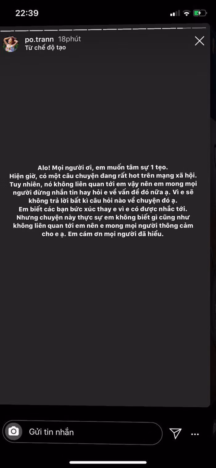 Thanh Tâm khẳng định cô không hề biết và cũng không liên quan đến scandal “vạ miệng” của hot TikToker Đào Thị Quỳnh.