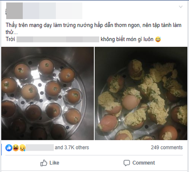 Tuy nhiên đã không ít lần, các cô nàng học làm bánh hay nấu các món ăn theo những hướng dẫn trên mạng và nhận về cái kết bung bét được chia sẻ khiến ai cũng phải bật cười.