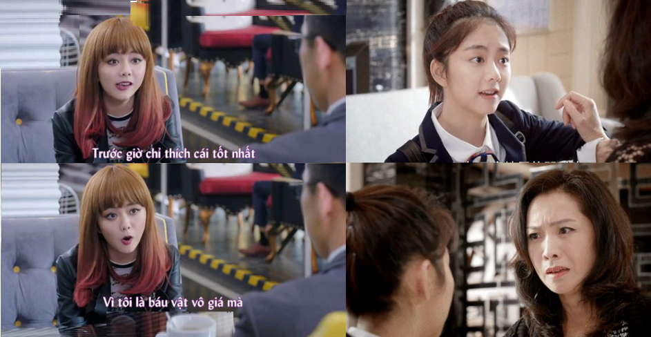 Đã qua rồi cái thời nữ chính phim truyền hình phải ngây thơ, ngốc nghếch, đi nhẹ, nói khẽ, cười duyên. Đàm Tùng Vận đã thể hiện một Lê Yến Thư - "nữ chính của thời đại mới" qua những suy nghĩ và tính cách độc đáo. Chẳng hạn như ngay trong tập đầu tiên, tại buổi đi xem mắt, Lê Yến Thư đã chọn ngay thứ đồ uống đắt nhất trong quán cà phê. Trước vẻ mặt sửng sốt của đối phương, cô đã giải thích: "Trước giờ tôi chỉ thích cái tốt nhất, vì tôi là báu vật vô giá mà".