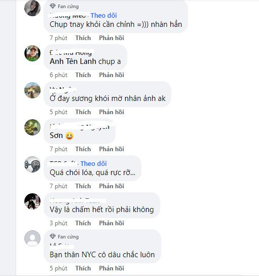 Khi bộ ảnh này được lan truyền, rất nhiều netizen đã để lại bình luận: "Bạn thân người yêu cũ cô dâu chắc luôn", "ở đây sương khói mờ nhân ảnh à".