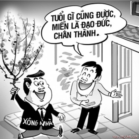 Theo bạn Linh Anh, ĐH Giao thông Vận tải, đêm giao thừa bạn sẽ nhận xông đất cho 2 nhà, mỗi nhà sẽ trả tầm 300.000 đồng. Người xông đất phải chuẩn bị kỹ các câu chúc phù hợp, trang phục gọn gàng, lịch sự và khuôn mặt luôn tươi, dáng vẻ thân mật, gần gũi.