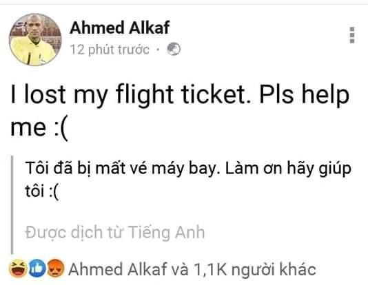 Mới đây, khi check-in tại sân bay Nội Bài, trọng tài người Oman bất ngờ kêu cứu trên Facebook vì đã đánh mất vé máy bay. Ngay lập tức, người hâm mộ bóng đá cho rằng đây chính là "nghiệp" cho những quyết định không công bằng của ông.