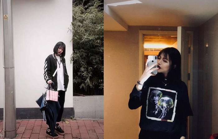 Hot girl có nick name là Quả Tử Tạng từng gây ấn tượng mạnh với CĐM bởi vóc dáng cao gầy, gương mặt cá tính cùng style ăn mặc bụi bặm và cool ngầu. Trang cá nhân của hot girl này có tới hàng chuc ngàn lượt follow.