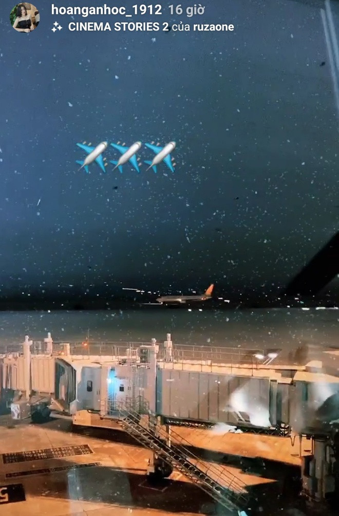 Trước đó, Hoàng Anh đã check-in tại sân bay nhưng không ai nghĩ đến việc cô nàng sang tận Philippines để cổ vũ cho đội tuyển U22 Việt Nam.