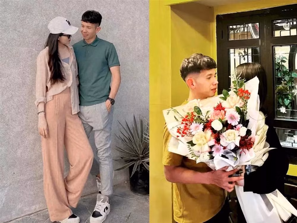 Dù rất ít chia sẻ về cuộc sống của mình trên mạng xã hội nhưng Hồng Duy vẫn có những lần úp mở công khai mối tình của bản thân. Trên trang cá nhân, cầu thủ sinh năm 1996 khoe những khoảnh khắc tình cảm với Kiều Oanh trong các dịp đặc biệt và khéo léo che mặt của người yêu.