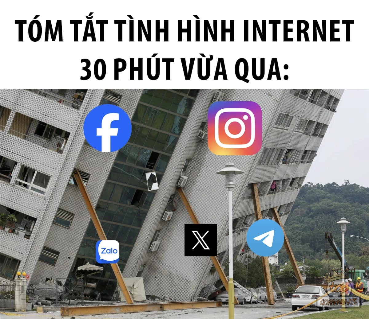 Anh lớn Facebook với Instagram lỗi, đành để các đàn em khác chống đỡ hộ nhé.