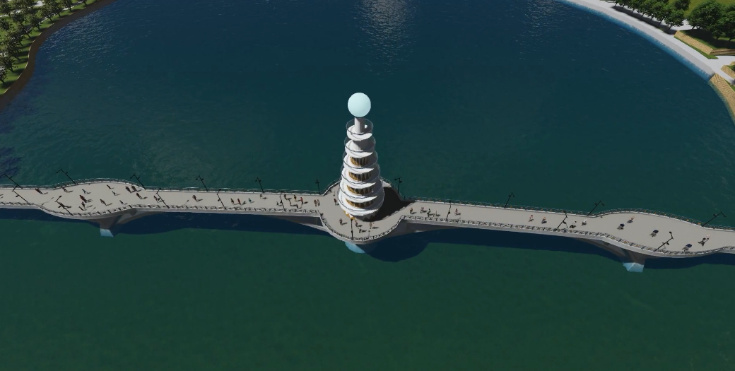 Được biết, cây cầu đi bộ này nằm trong khuôn viên công viên Văn Lang - biểu tượng mới của thành phố Việt Trì.