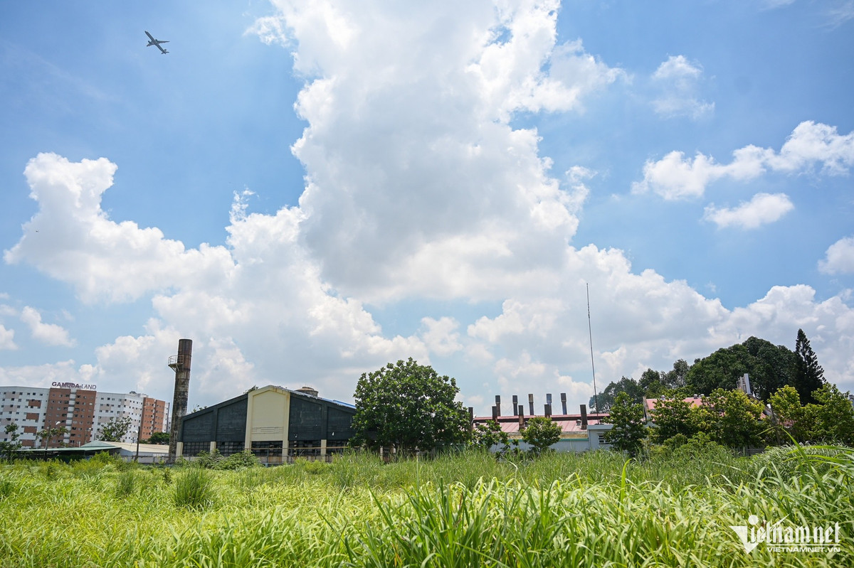 Phía bên trong, lò thiêu hiện vẫn hoạt động cạnh khu đất dự kiến xây trường tiểu học. Phó chủ tịch UBND TPHCM Bùi Xuân Cường đã có chỉ đạo giao Sở Tài nguyên và Môi trường phối hợp với quận Bình Tân tham mưu đề xuất sớm di dời. 