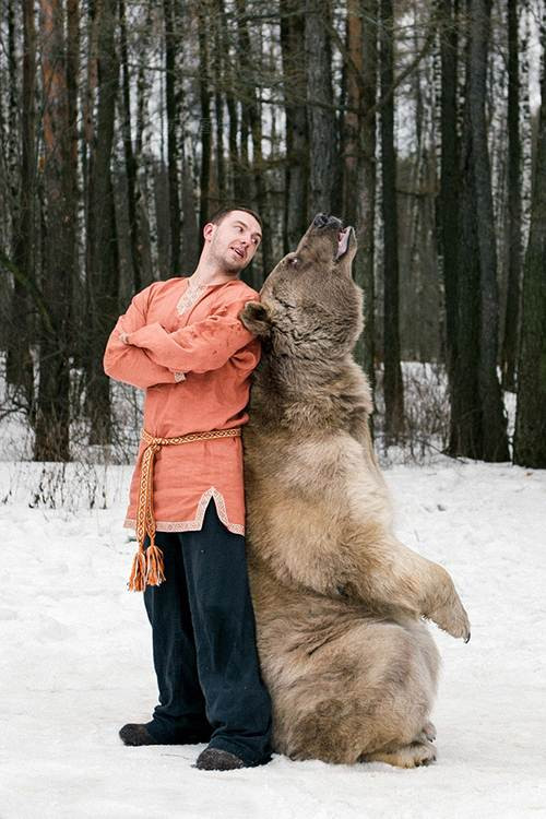 Năm 3 tuổi, Steven bị dính bẫy nhưng may mắn cho chú gấu nâu này là gặp được Yuri, một nhà bảo vệ động vật. Yuri cứu sống Steven và nuôi nấng chú gấu nâu một cách chu đáo.