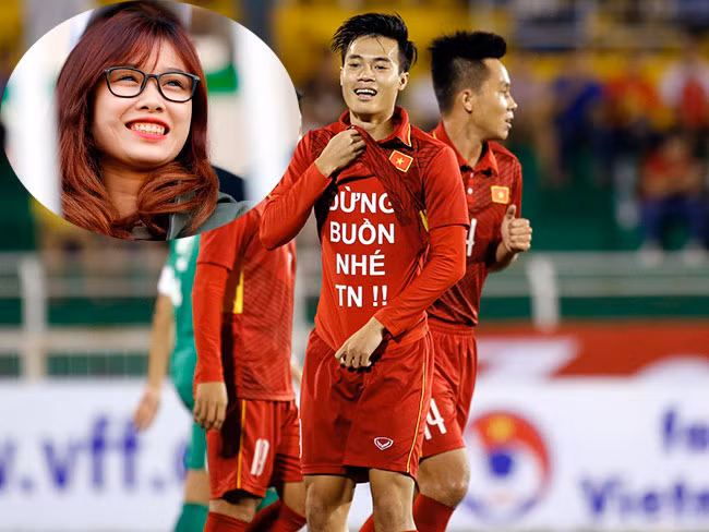 Được biết, Trang Nhung trước đây là người hâm mộ của HAGL nói chung và Văn Toàn nói riêng. Vì là “fan cứng” của đội nên cô có dịp tiếp xúc với Toàn.