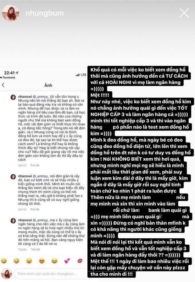 Mới đây, trên Instagram cá nhân bạn gái cầu thủ Văn Toàn vừa có màn đáp trả gay gắt với antifan vì bị chê kém thông minh.