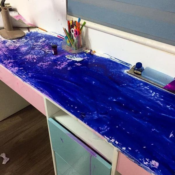 Nhìn "thành quả" thế này không biết khi các vị phụ huynh gặp trường hợp này sẽ giải quyết như thế nào.