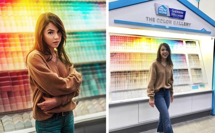 Góc bán sơn cũng là một gợi ý hoàn hảo cho những cô nàng đam mê diễn.