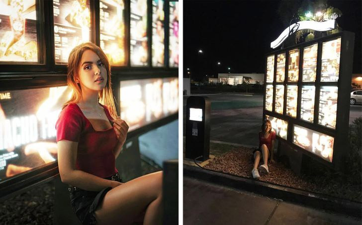 Bảng quảng cáo những bộ phim đang chiếu cũng là ý tưởng không tồi phải không nào.