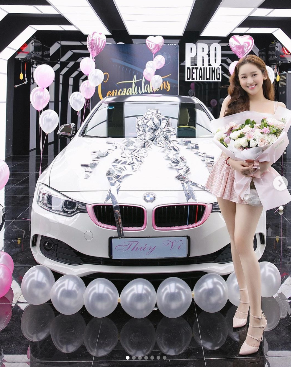 Thuý Vi sinh năm 1998, quê ở Cà Mau. Cô được biết tới bởi những scandal tai tiếng như là người thứ 3 xen vào chuyện tình cảm của Phan Thành và Midu, liên tục phẫu thuật thẩm mĩ, thành tích học tập đáng xấu hổ, cặp kè đại gia, phát ngôn gây sốc....