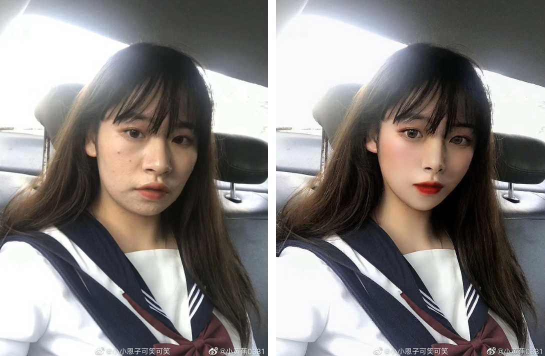 Trông thế này có ai bảo là một người hay không? Hàm to và thô đã được thay thế bằng khuôn mặt thon gọn mơ ước của biết bao cô gái.