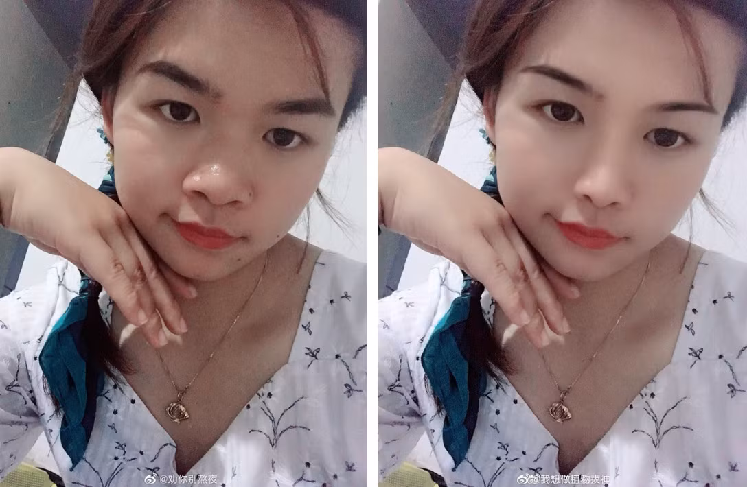 Chiếc mũi to đã nhỏ hơn hẳn chỉ bằng một thao tác. Nhìn thế này mới thấy sự thần kì của các phần mềm chỉnh ảnh. Chẳng ngoa khi nói rằng công nghệ nợ đàn ông một lời xin lỗi và phụ nữ thì nợ công nghệ một tiếng cảm ơn.