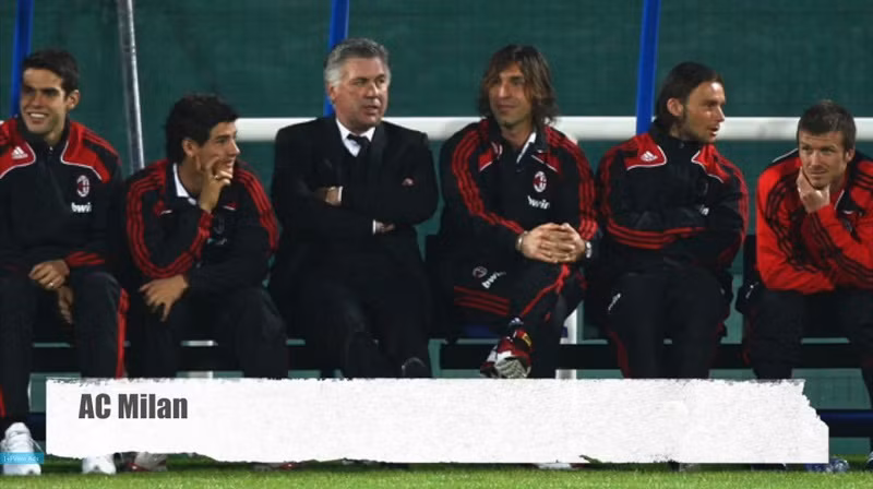 Thời còn dẫn dắt AC Milan, HLV Ancelotti đã có những trận đấu cất những ngôi sao bóng đá đắt giá của mình lên ghế dự bị như Kaka, Pato, Pirlo, Inzaghi và cả Beckham