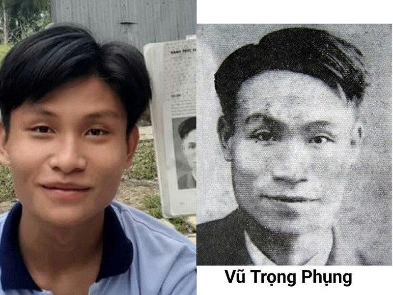 Theo đó, các bạn học sinh sẽ lựa chọn một gương mặt đại diện mà cảm thấy giống những tác giả trong sách giáo khoa văn học nhất rồi chụp ảnh lại, đăng tải lên mạng xã hội.