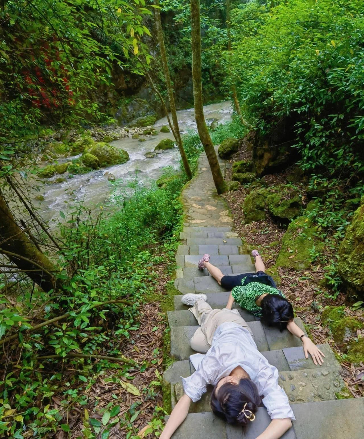 Khi bạn đang đi du lịch nhưng lại buồn ngủ.