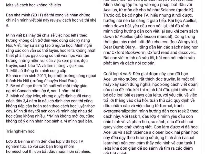 Tranh cai chuyen me ep con hoc du thu, IELTS 8.0 van che-Hinh-2