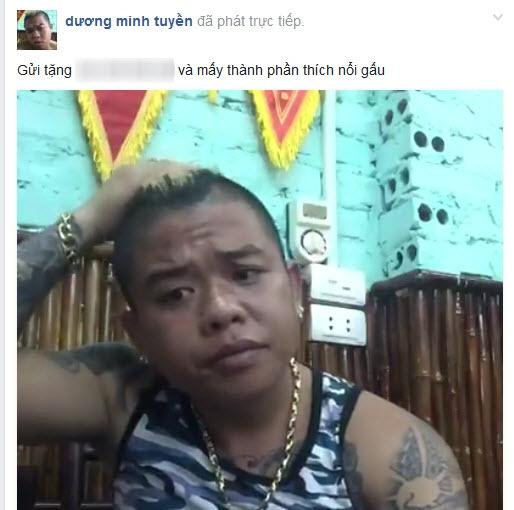 Không ngồi yên trước lời thách thức này, giang hồ mạng Dương Minh Tuyền đã quay video clip trực tuyến để chửi bới hot boy xăm trổ và cho biết không thừa thời gian, tiền bạc bay vào Sài Gòn theo lời thách thức của chàng trai gốc Kiên Giang.
