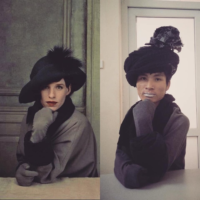 Nhiều người tò mò rằng tại sao môi "Cô gái Đan Mạch" fake lại nhợt nhạt như vừa ốm dậy thì Tuấn cho biết do không có son nên anh đành dùng tạm...kem đánh răng.