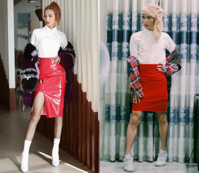 Bất kỳ "bản gốc" nào mà nhìn thấy bức hình cosplay của Tuấn xong có lẽ cũng khóc thét.