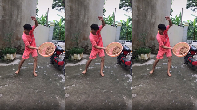 Vẩy rau là một công việc tưởng chừng rất đơn giản nhưng đòi hỏi kỹ năng nhất định. Vẩy rau đối với các bà, các mẹ là công việc diễn như ăn kẹo thì đối với lớp trẻ, để làm được điều này có khi còn khó khăn hơn là đi học.