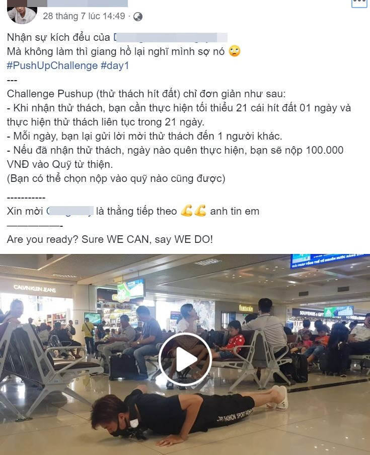 Thử thách này xuất phát từ ý nghĩa nhân văn là kêu gọi sự quan tâm, thúc đẩy sức mạnh và động viên tinh thần cho những ai hiện là cựu chiến binh trên toàn thế giới.