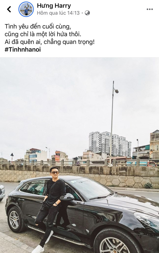 Sau khi những bức ảnh hẹn hò đêm khuya của Quang Hải và Nhật Lê xuất hiện, Hưng Harry liên tục đăng tải trạng thái buồn bã, từ bỏ và đổi lại tên trên mạng xã hội.