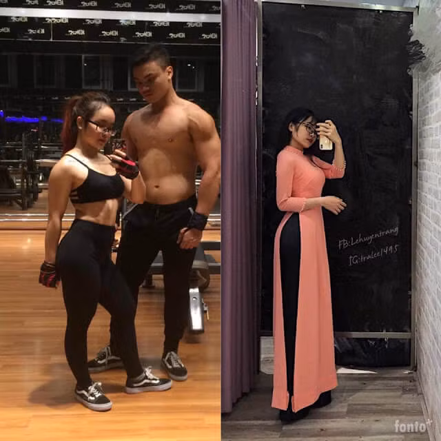 Nhớ về thời gian đen tối, Huyền Trang tâm sự: “Mình cao 1m52 nặng 56kg, vòng eo có thời kỳ lên tới 90 (cm). Ngày đó còn trẻ con nên mình không quan tâm đến ngoại hình. Hồi đó mình tự ti kinh khủng, chân mình to đến mức không mặc vừa bất kỳ loại quần nào, cứ vừa đùi thì rộng bụng, căng bắp trông rất kinh dị."