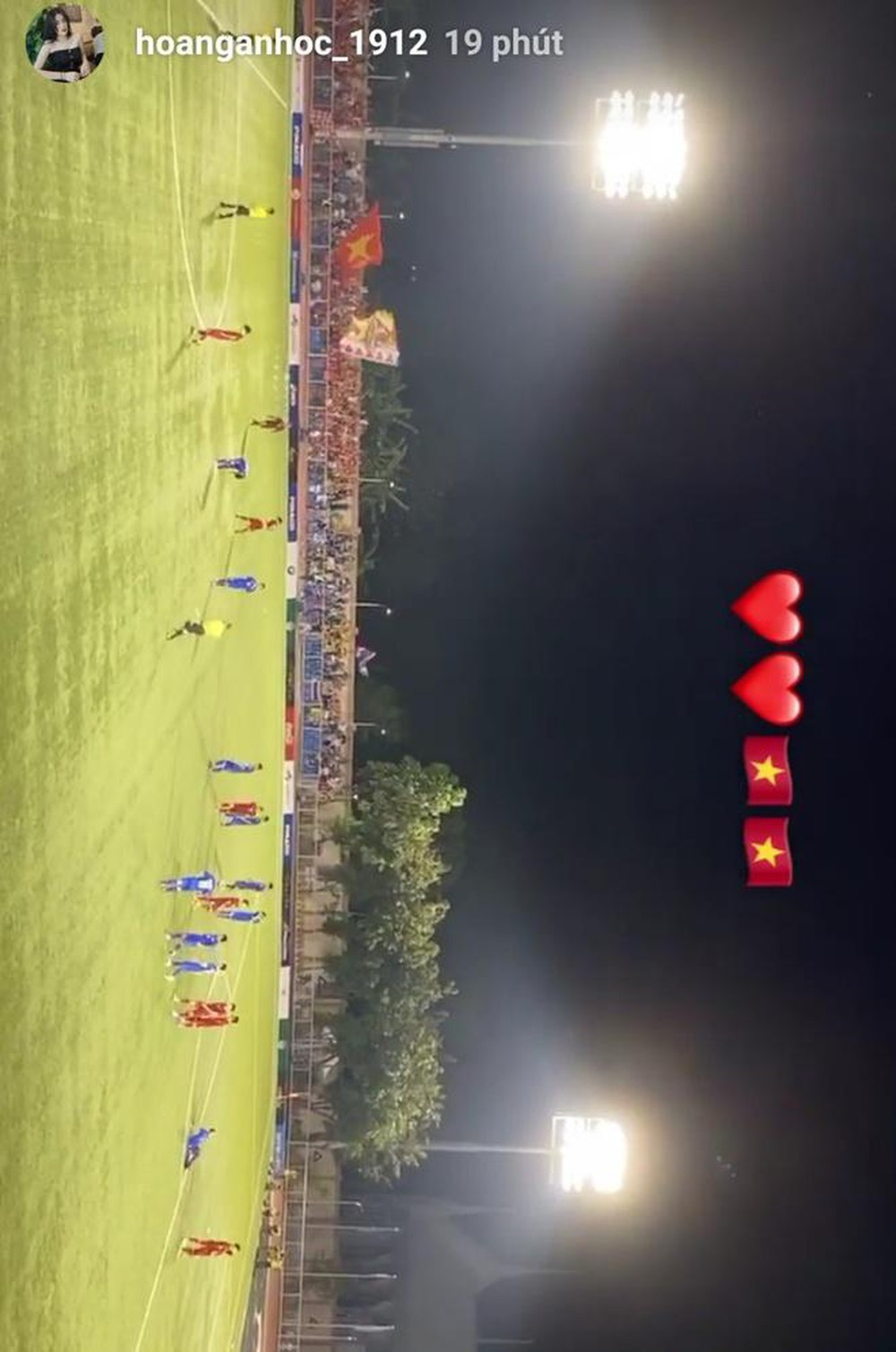 Trận đấu đầu tiên mà Hoàng Anh Ốc có mặt là trận U22 Việt Nam gặp U22 Thái Lan vào ngày 5/12 vừa qua.