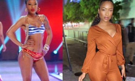 Tương tự, người mẫu Sanura cũng chia sẻ hình ảnh trước và sau khi tăng cân của cô lên trang cá nhân cùng chú thích: "Tôi năm 23 tuổi chỉ nặng 54 kg và 32 tuổi tăng lên 65 kg. Và tôi thích hình ảnh hiện tại của mình hơn". Ảnh: @sanura.