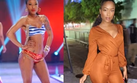 Tương tự, người mẫu Sanura cũng chia sẻ hình ảnh trước và sau khi tăng cân của cô lên trang cá nhân cùng chú thích: "Tôi năm 23 tuổi chỉ nặng 54 kg và 32 tuổi tăng lên 65 kg. Và tôi thích hình ảnh hiện tại của mình hơn". Ảnh: @sanura.