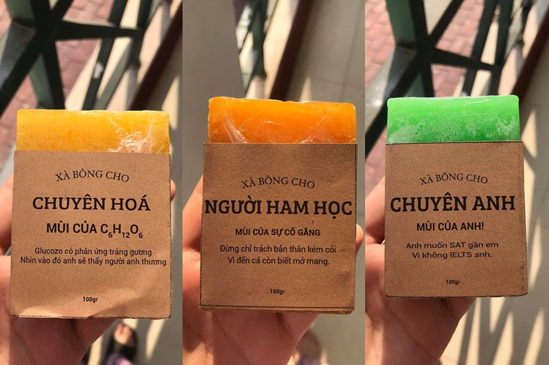 Được biết, bộ ảnh "xà bông thả thính" cho cầu thủ được lấy cảm hứng từ hoạt động bán xà bông theo môn chuyên của học sinh THPT chuyên Nguyễn Tất Thành, Yên Bái nhân dịp 30 năm kỷ niệm trường.