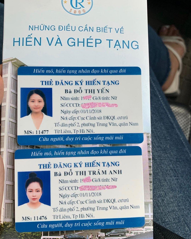 Ngày 9/9, hot girl Trâm Anh đăng ký hiến tạng cùng bạn và đăng tải tấm ảnh khoe hành động này trên trang cá nhân. Bức ảnh nhanh chóng nhận được sự quan tâm của CĐM.