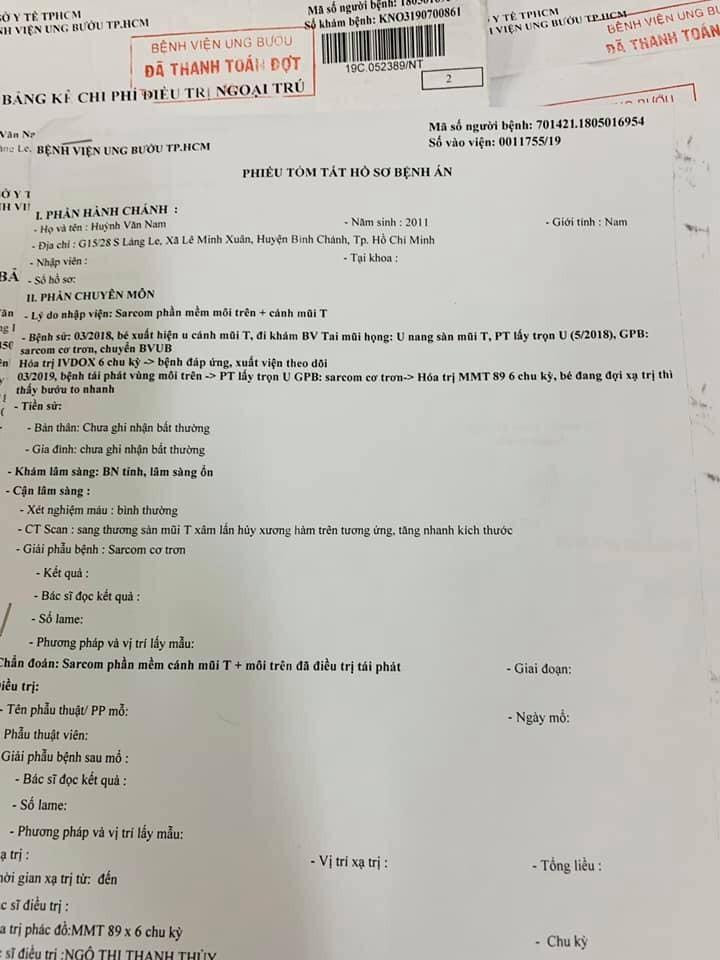 Lam gia CMTND de lua dao keu goi ung ho cho chau be bi ung thu vom hong da mat-Hinh-7