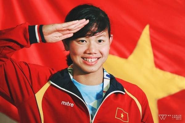 Hình ảnh trước đây của Anh Viên khi vẫn còn trong tuyển, khoác màu áo thi đấu quốc gia.