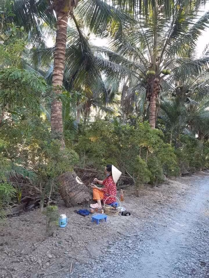 Mới đây, một diễn đàn lớn trên mạng xã hội chia sẻ hình ảnh một cô gái rảnh đến nỗi lôi màu, bút ra vẽ lên cây dừa. Mặc dù là một hoạt động giải trí nhưng trông nữ "họa sĩ đường phố" này lại cực kỳ nghiêm túc, chăm chú vào công việc của mình.