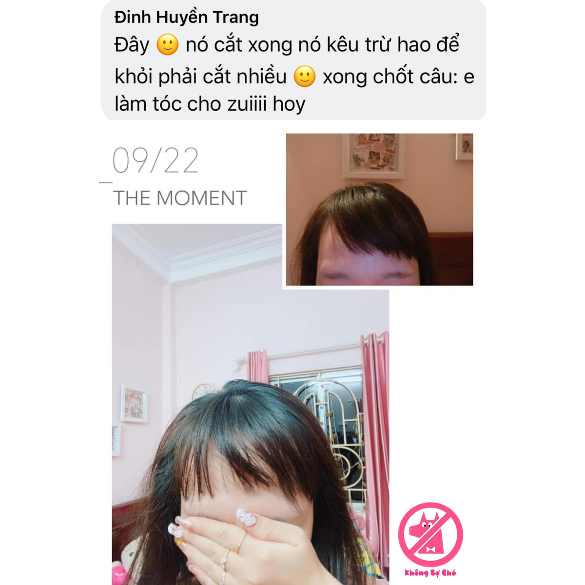 "Anh/chị cắt cho em một chút mái thôi, đừng cắt nhiều nhé!" và có ngay bộ mái trên lông mày. Câu chuyện tóc mái này tất cả các cô gái đều đã từng gặp phải.