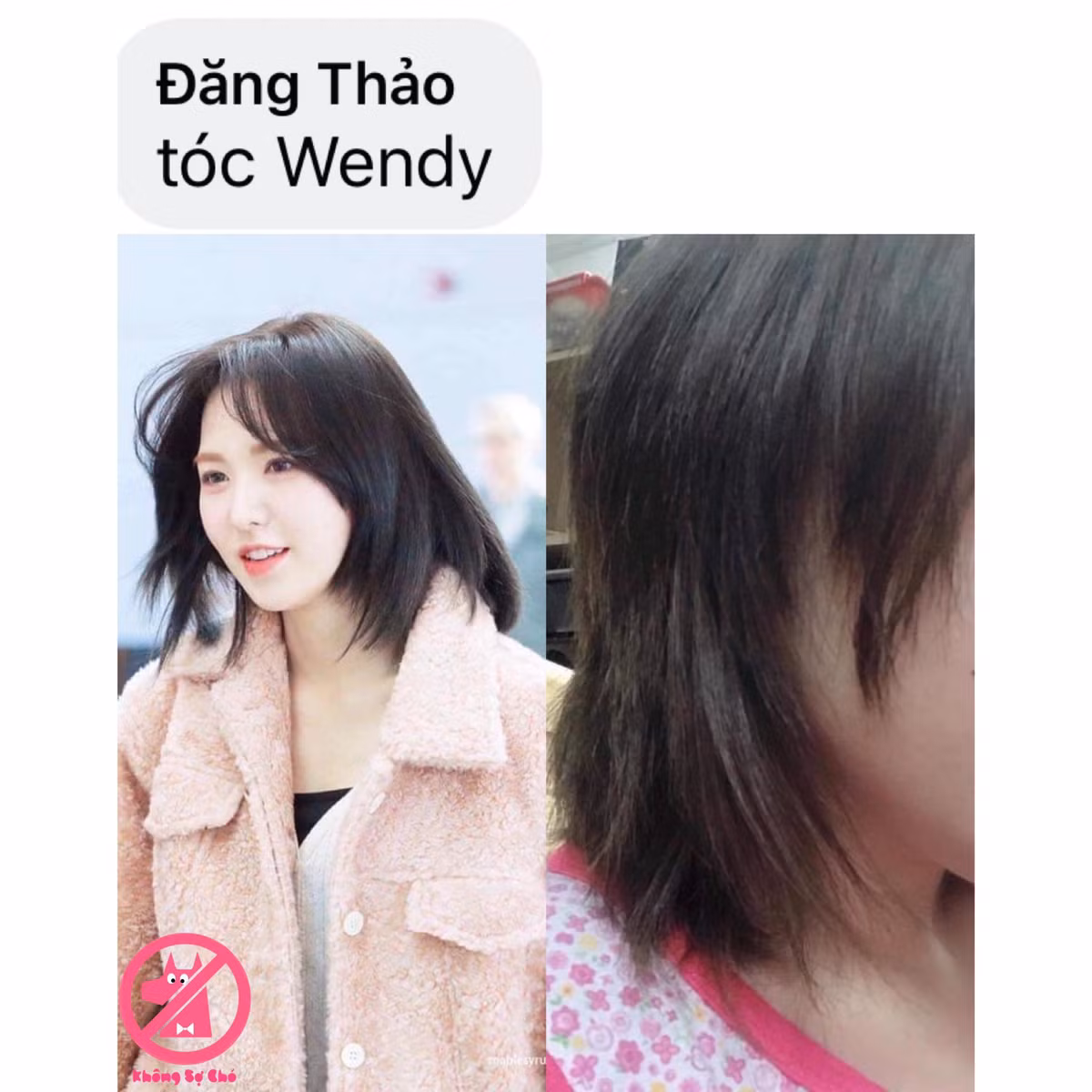 Đú theo idol Hàn Quốc và cái kết khiến người khác phải cười bò. Nên nhớ không phải ai cắt tóc giống các thần tượng cũng hợp và không phải thợ cắt tóc nào cũng đủ tay nghề và trình độ để cắt những kiểu tóc khó.