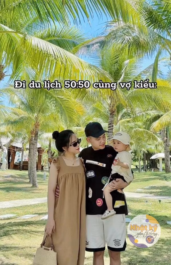 Nhân ngày nghỉ lễ, gia đình 3 người quyết định đi du lịch, anh chồng quyết tâm chia kinh phí của chuyến đi với vợ mình.