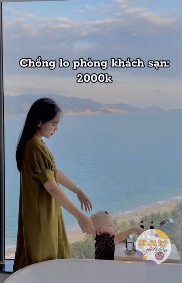 Chồng lo vé khách sạn 2 triệu...