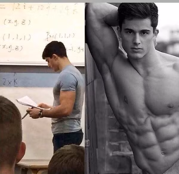 Được biết, ngoài công việc chính là một thầy giáo dạy toán thì Pietro Boselli còn là một người mẫu hợp tác với nhiều thương hiệu thời trang lớn.