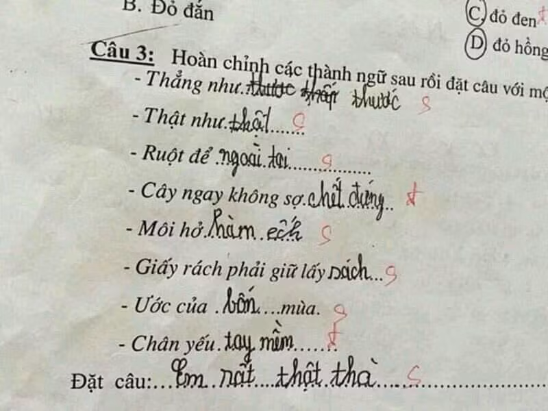 Bên dưới phần bình luận, đông đảo cư dân mạng tỏ ra thích thú trước sự ngây thơ, hồn nhiên nhưng cũng rất hài hước của những học trò tiểu học.