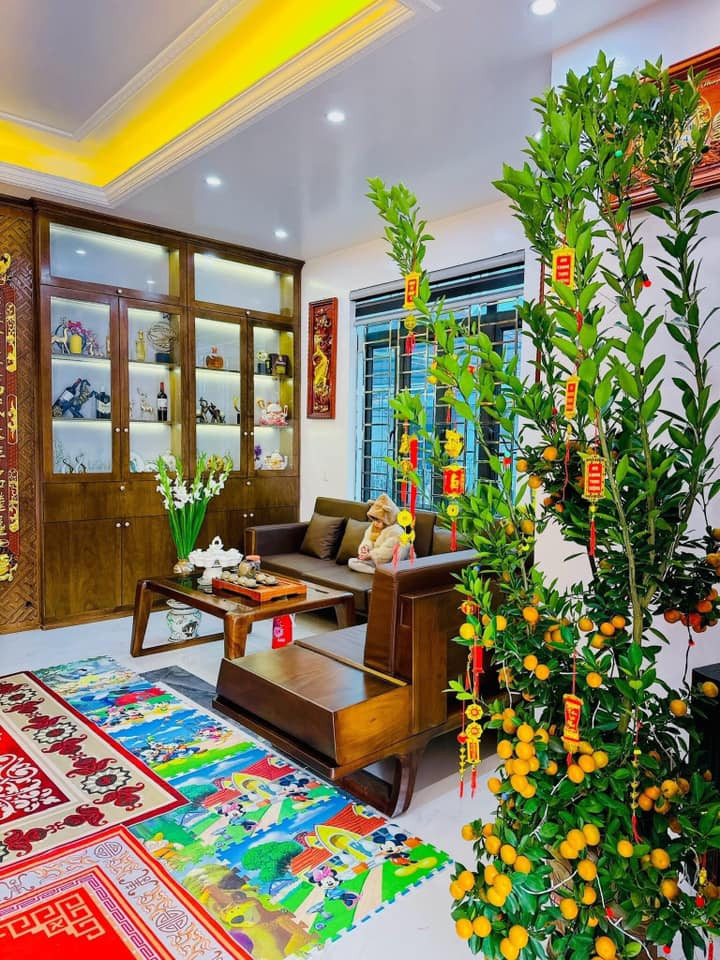 Đến khi có tiền để dành, Thoan bàn với chồng lên ý tưởng thiết kế, bố mẹ chồng thì không đồng ý xây nhà mà muốn con cái để dành tiền làm ăn. Nhưng vợ chồng trẻ vẫn quyết tâm, đầu năm 2023 đặt móng và sau 9 tháng, thành quả mỹ mãn khiến gia đình tự hào.